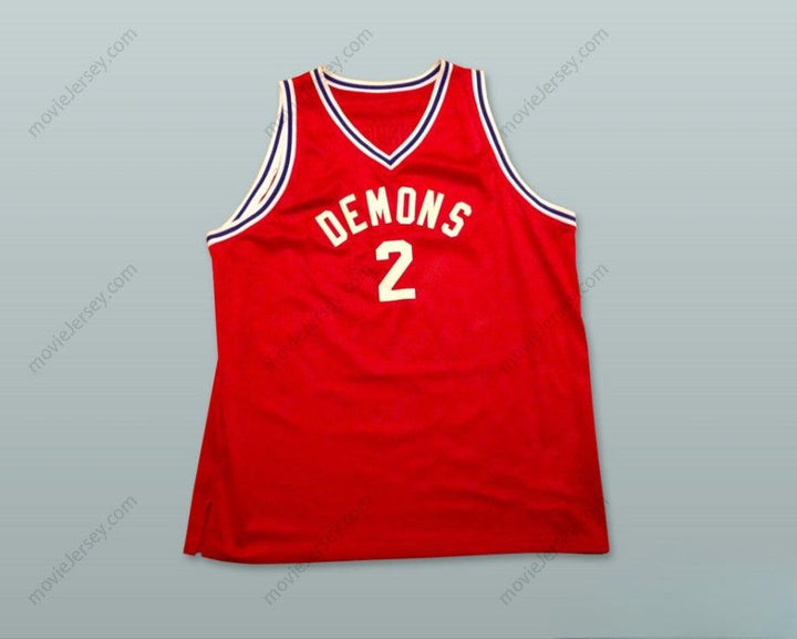 CUSTOM ANY Name Number TIM DUNCAN 2 DEMONS BASKETBALL JERSEY Top Stitched S-6XL