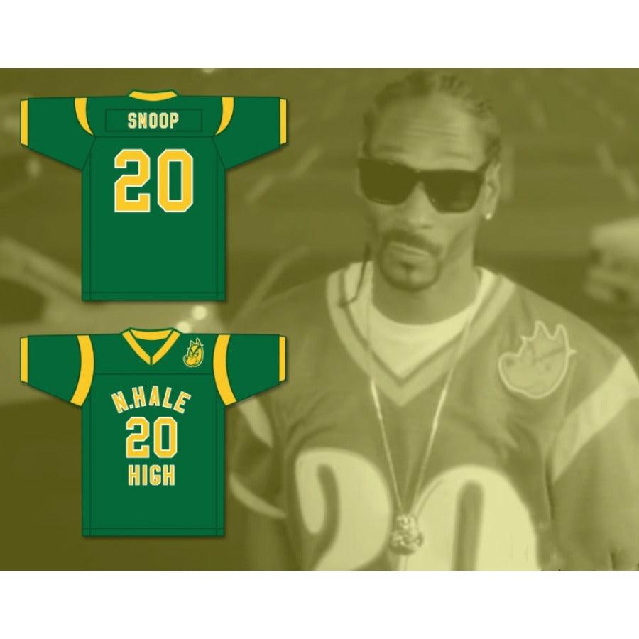 CUSTOM ANY Name Number SNOOP DOGG 20 N. HALE HIGH SCHOOL Football Jersey YOUNG, WILD Top Stitched S-6XL