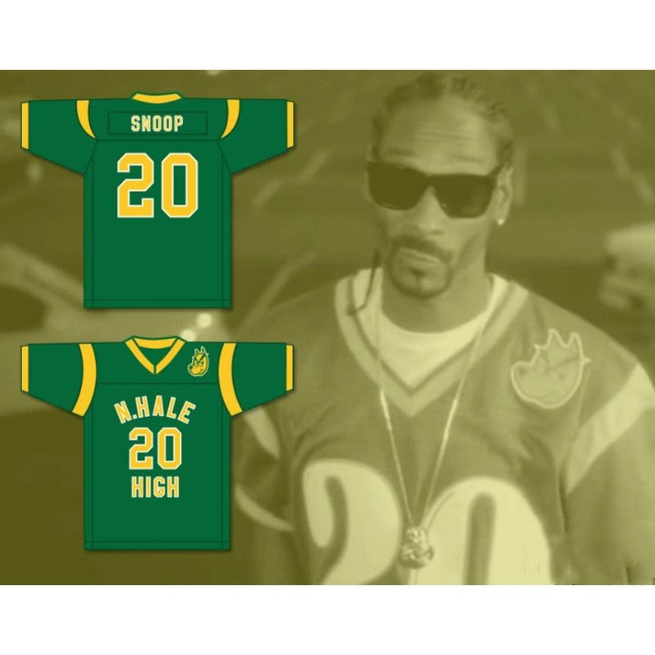 CUSTOM ANY Name Number SNOOP DOGG 20 N. HALE HIGH SCHOOL Football Jersey YOUNG, WILD Top Stitched S-6XL