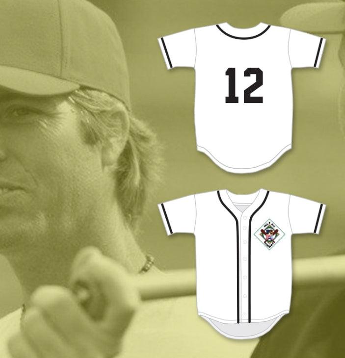 Custom Any Name Number MARK LANGSTON 12 SALAMANDERS BASEBALL JERSEY 1ST ANNUAL ROCK N' JOCK DIAMOND DERBY 1990 Top Stitched S-6XL