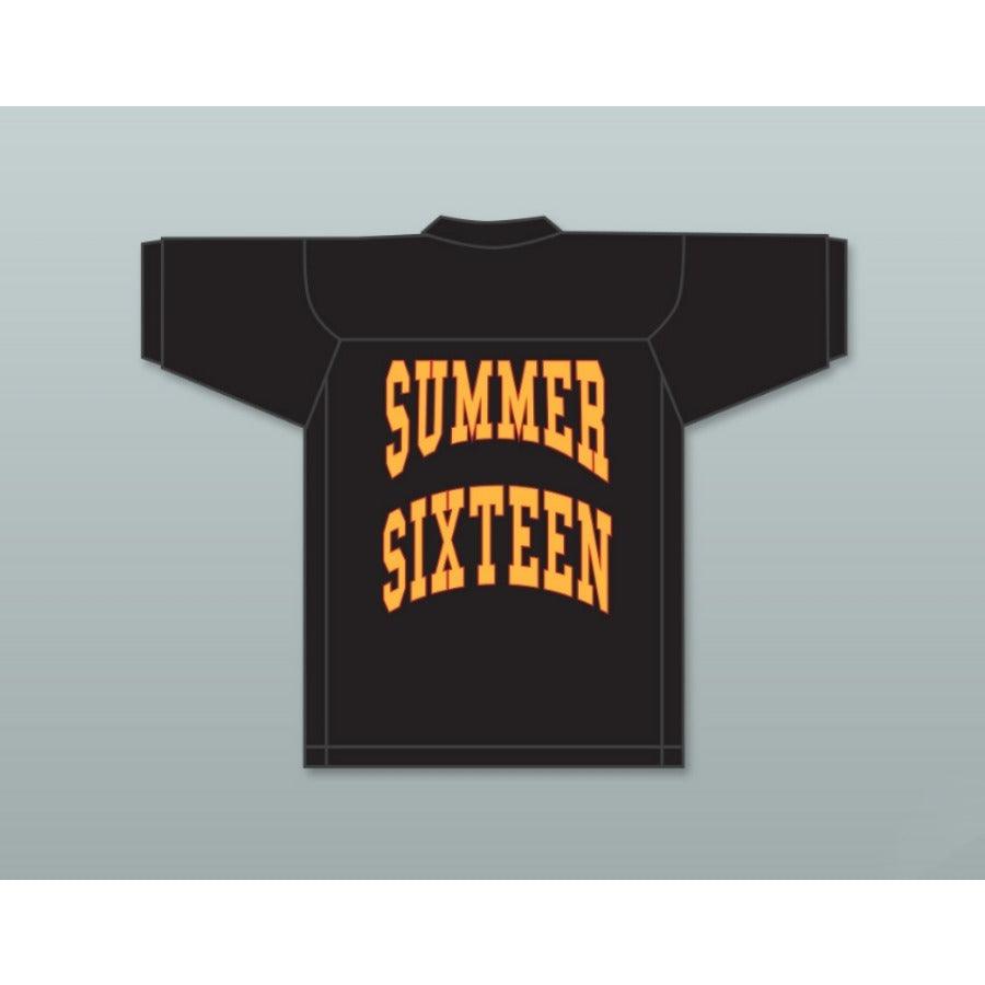 CUSTOM ANY Name Number DRAKE REVENGE SUMMER SIXTEEN LOOKING FOR REVENGE BLACK FOOTBALL JERSEY Top Stitched S-6XL