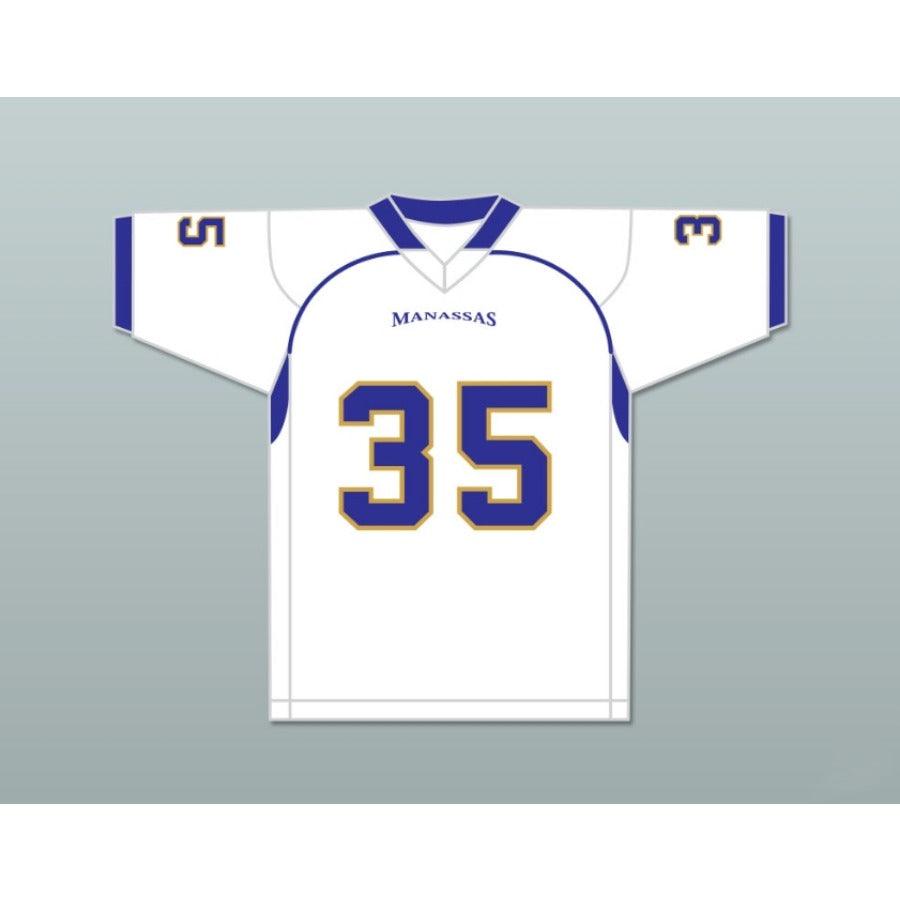 CUSTOM ANY Name Number CHAVIS DANIELS 35 MANASSAS TIGERS HIGH SCHOOL Football Jersey Top Stitched S-6XL