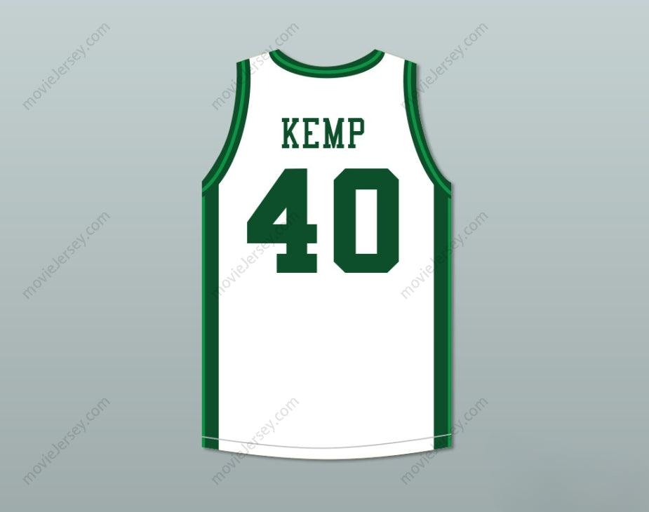 CUSTOM ANY Name Number SHAWN KEMP 40 CONCORD HIGH SCHOOL MINUTEMEN WHITE BASKETBALL JERSEY Top Stitched S-6XL