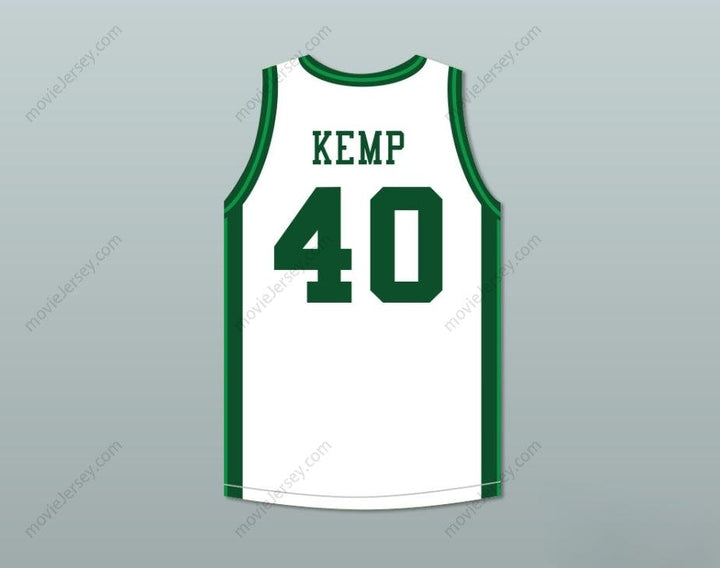 CUSTOM ANY Name Number SHAWN KEMP 40 CONCORD HIGH SCHOOL MINUTEMEN WHITE BASKETBALL JERSEY Top Stitched S-6XL