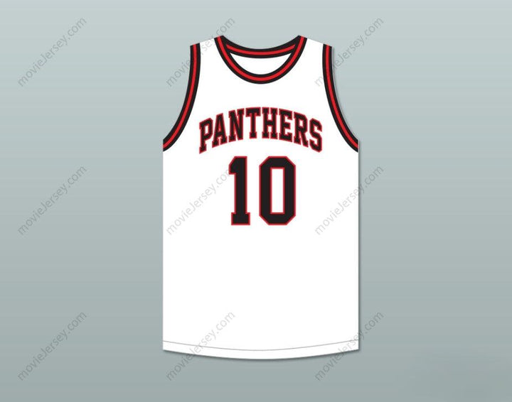 CUSTOM ANY Name Number MAURICE CHEEKS 10 DUSABLE HIGH SCHOOL PANTHERS WHITE BASKETBALL JERSEY 1 Top Stitched S-6XL