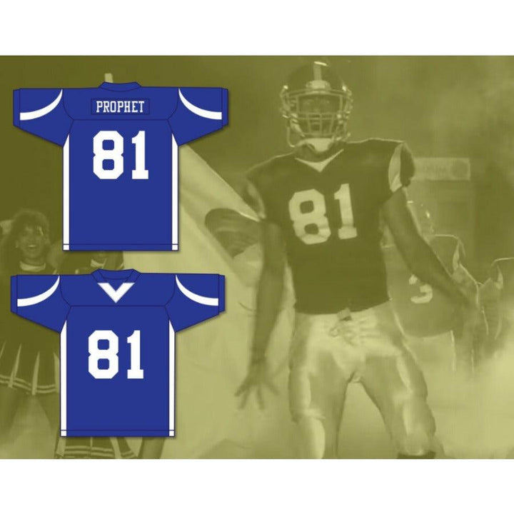 CUSTOM ANY Name BLUE KING PRINCESS 81 PROPHET Football Jersey Top Stitched S-6XL