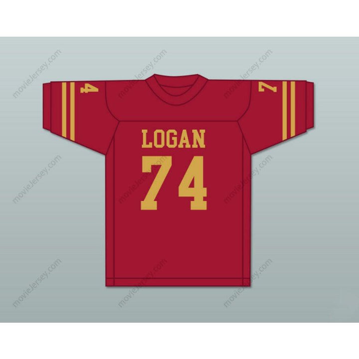 CUSTOM ANY Name Number MERLIN OLSEN 74 LOGAN HIGH SCHOOL GRIZZLIES Football Jersey Top Stitched S-6XL