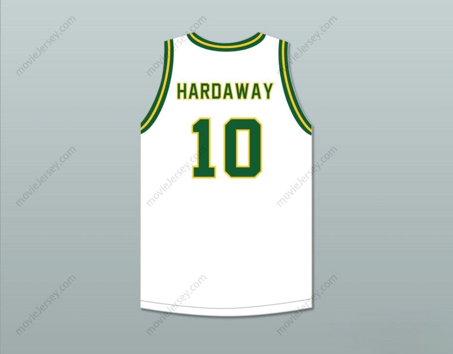 CUSTOM ANY Name Number TIM HARDAWAY 10 CARVER MILITARY ACADEMY CHALLENGERS WHITE BASKETBALL JERSEY Top Stitched S-6XL