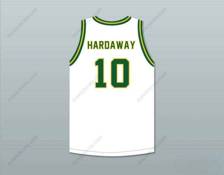 CUSTOM ANY Name Number TIM HARDAWAY 10 CARVER MILITARY ACADEMY CHALLENGERS WHITE BASKETBALL JERSEY Top Stitched S-6XL