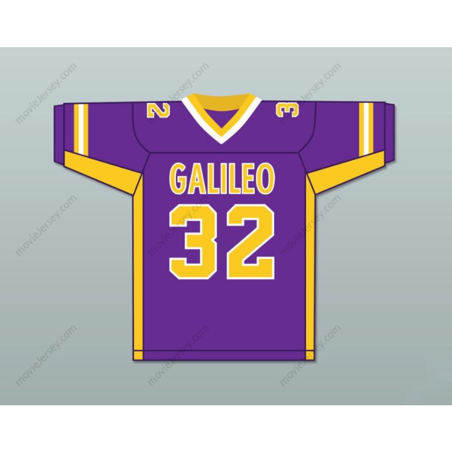 CUSTOM ANY Name Number OJ SIMPSON 32 GALILEO ACADEMY OF SCIENCE AND TECHNOLOGY LIONS YELLOW GOLD FOOTBALL JERSEY Top Stitched S-6XL