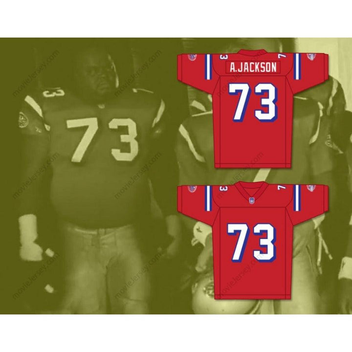 CUSTOM ANY Name Number ANDRE JACKSON 73 WASHINGTON SENTINELS HOME Football Jersey Top Stitched S-6XL